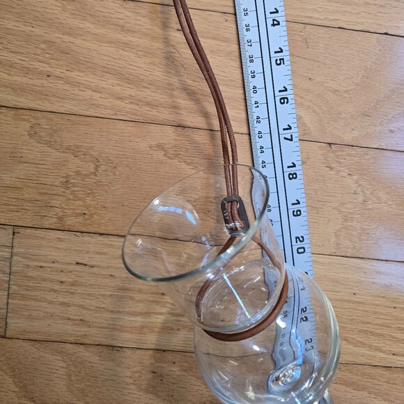 vintage 70's | HolmeGaard clear wine glass necklace - Picture 12 of 12